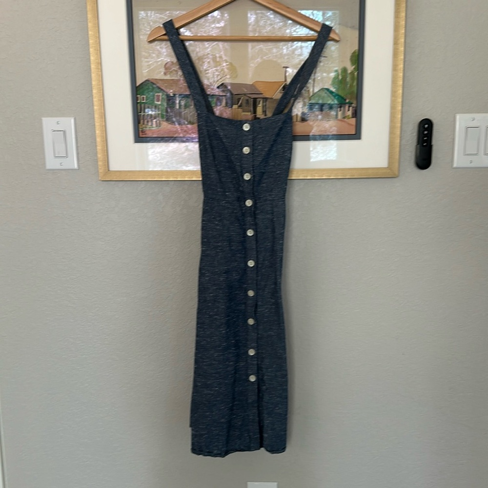 Madewell sleeveless chambray Mindy dress